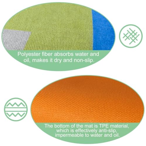 Tapis de cuisine antidérapants pour buanderie et zones de passage