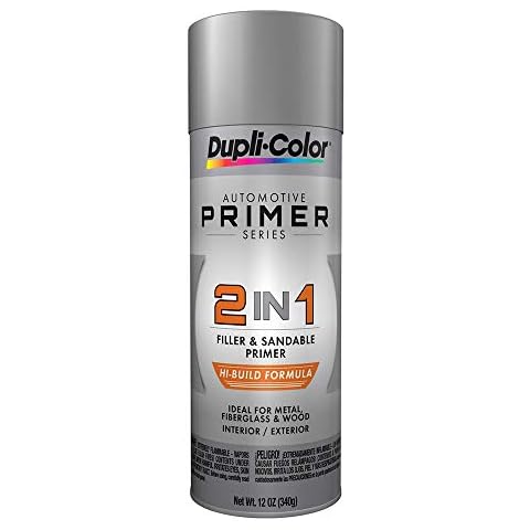 Dupli-Color 2 in 1 Hi-Build Filler & Sand able Primer Aerosol 12 oz. (1) Cover