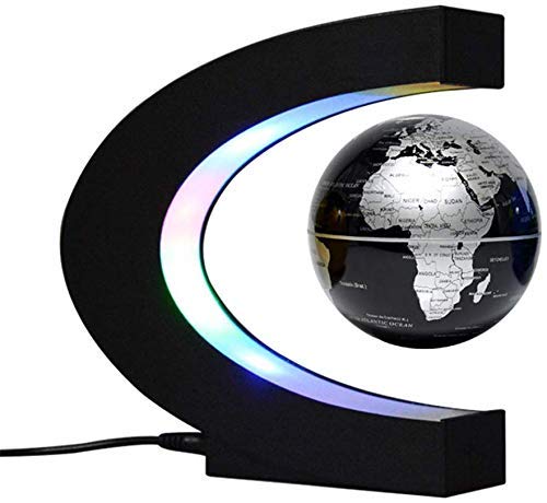 BUDBYU Globo terráqueo para niños  Flotante de Campo magnético Globos giratorios flotantes