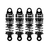 INJORA 45mm Oil Shocks with Progressive Rate Springs Replacement for 1/12 Losi Nascar Upgrade