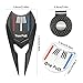 ETOFIXEE Golf Divot Tool Gift Set - 1 Divot Tool, 1 Ball Marker, 1 Hat Clip | Golf Repair Tool Kit for Men & Women | Premium Golf Accessories Set | Ideal Golf Gift for Golfers (Black)