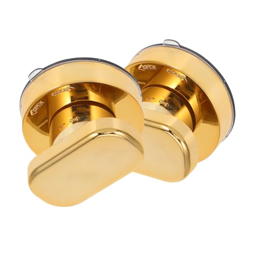 TOBBOMEY 2pcs Suction Cup Armrest Adhesive Kitchen Cabinet Handles for Refrigerator Doors Durable Pulls with Modern Design Easy to Install Multipurpose