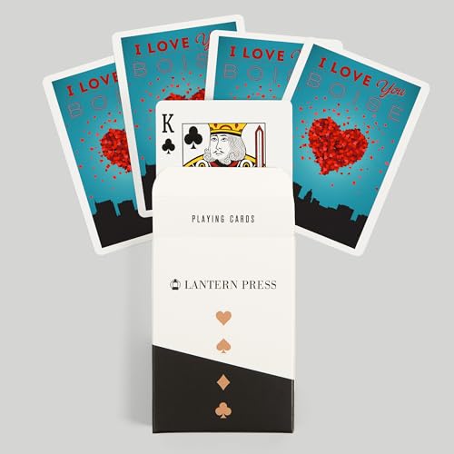 52 Cartas de Poker I Love You Boise Idaho miniatura 6