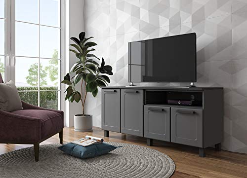 Bertolini TV Stand & Steel Cabinet