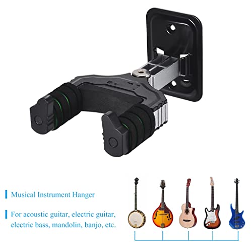 JHHDP Support De Crochet De Suspension De Guitare Électrique Support De Montage Mural pour Guitare avec Coussin en… - Les Beatles, Paul McCartney, John Lennon, RIngo Starr, George Harrison JHHDP Support De Crochet De Suspension De Guitare Électrique Support De Montage Mural pour Guitare avec Coussin en… – Image 4