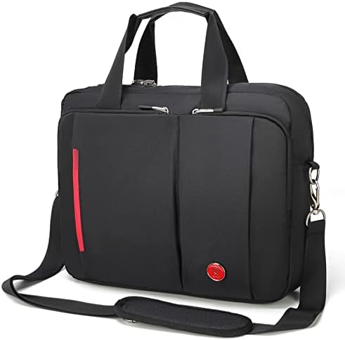 CrossGear Briefcase with Combination Lock Anti Theft Business Office Bag Laptop Sleeve case,for Men Women CR-2803BK Black
