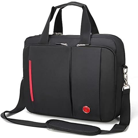 Omnpak 15.6 inch Laptop Briefcase with Combination Lock,Anti Theft Notary Bag Locking Laptop Bag Water-Repellent Shoulder Messenger Bag for Men Women Cover