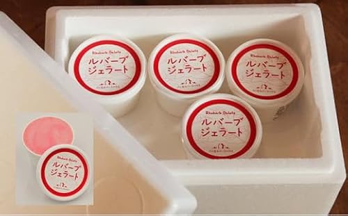ルバーブジェラート 4個