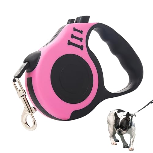 Einziehbarer Hundeladungen, einziehbarer Hunde Walking -Leads | Hochleistungs -Haustiertraktionseil - Ergonomisches Griff im Freien im Freien für Katzen, kleine oder mittelgroße Hunde