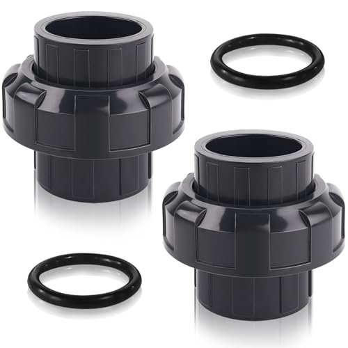 FANOVO 2 in PVC Union Coupling - 2-Pack