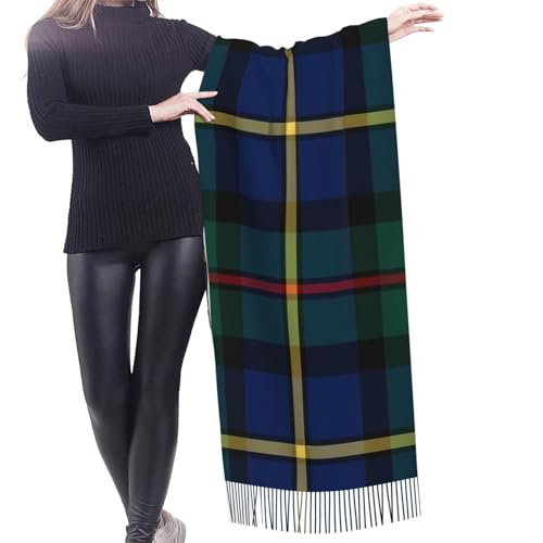 Macthomas Clan Tartan Imitation Cashmere Tassel Scarf Winter Scarf Autumn Softest Classic Warm2