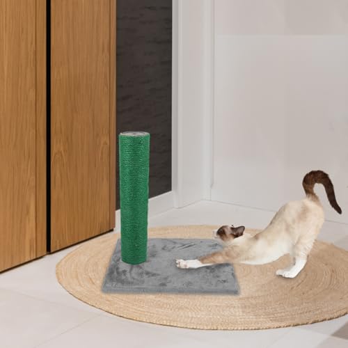 Poste rascador para gatos con cuerda, 40 cm alto miniatura 7