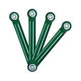 Glider Bearing Arm Bracket Replacement Hardware Rocker Parts, 9 Inch Overall Length, 7-1/2 Inch Between Mounting Holes, 4 Pack Patio Glider Parts Rocker for Outdoor Glider and Garden Bench,Green