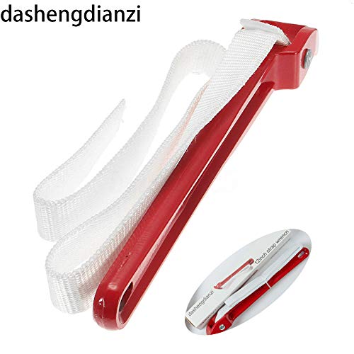 Pipe Strap Wrench,12-inch Capacity Adjustable Strap Wrench