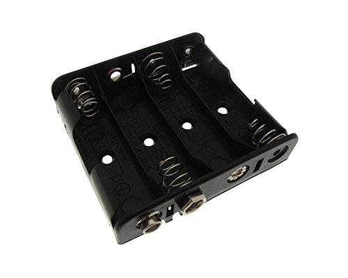 4AA Non-Rechargeable/Rechargeable Battery Holder 9V Battery Connector