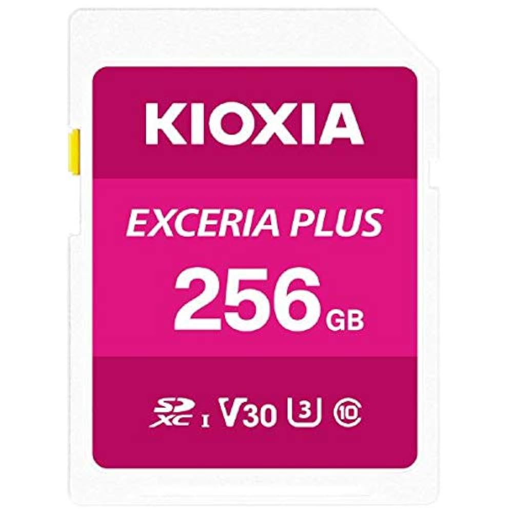 ■キオクシア　EXCERIA PLUS KSDH-A256G [256GB] Amazon.co.jp: KIOXIA EXCERIA PLUS SDHCカード 256GB CLASS10