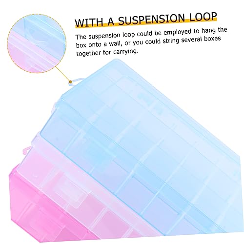 Boîtes de rangement en plastique à compartiments NUOBESTY pour bijoux et perles - 4