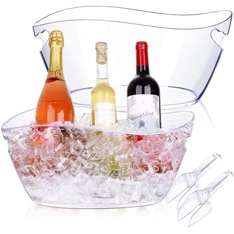 tchrules 6.5L Acrylic Ice Buckets Cover