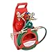 mufsceku Portable Oxyacetylene Welding and Cutting Kit,Long Pipe Brass Nozzle Welding Cutting Torch Kit,Professional Welding Cutting Tools with Gauge Oxygen Acetylene,Soldering Equipment Red