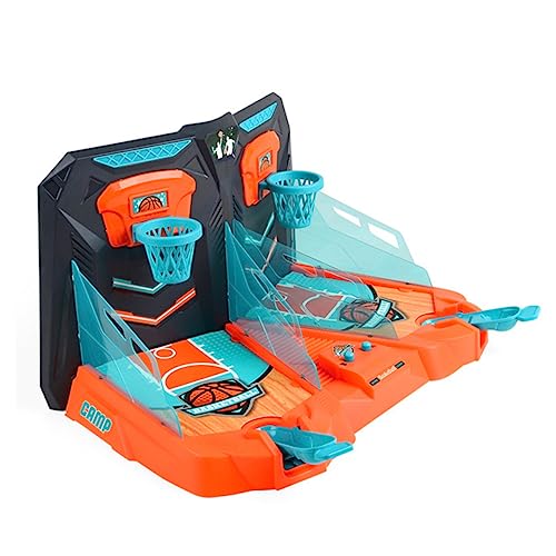 Totority Unique Design Double Basketball Table Basketball Toy for Boys and Girls Easy Assembly Fun Game