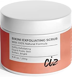 Razor Bump Treatment for Bikini Area, Exfoliating Body Scrub After Shave for Women, Natural Body Scrubs for Women Exfoliation, Ingrown Hair Treatment for Bikini Area, Bump Eraser Body Scrub