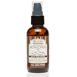 Shea-Terra-Kalahari-Mongongo-Cold-pressed-Extra-Virgin-Oil-All-Natural-Organic-Oil-Rich-in-Protein-Vitamin-E-Fatty-Acids-to-Protect-Nourish-Hair-Skin-Nails-Against-Damage-2-oz Shea Terra Kalahari Mongongo Cold-pressed Extra Virgin Oil |All Natural & Organic Oil Rich in Protein, Vitamin E & Fatty Acids to Protect & Nourish Hair, Skin & Nails Against Damage– 2 oz