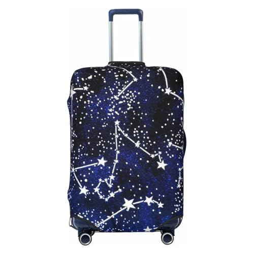 Glow In The Dark Print Luggage Suitcase Covers Elastic Washable Luggage Protector Luggage Covers For Suitcase