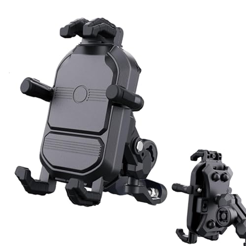 Supporto per telefono per manubrio moto montaggio supporto per per navigazione robusto accessorio per ciclismo clip di per avventure allaria aperta