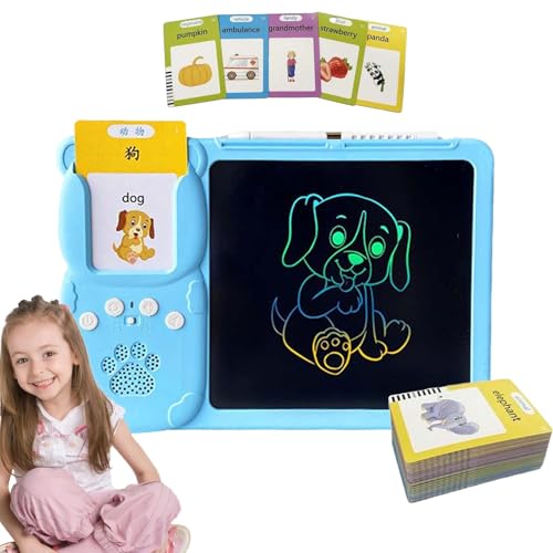 Machine d'apprentissage de cartes et tablette à dessin pour occuper les enfants en voyage