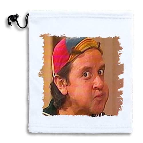 MERCHANDMANIA Braga Gorro Polar Ajustable Serie Retro Graciosa Dibujos niños Risa Antigua Poliester Invierno Personalizada