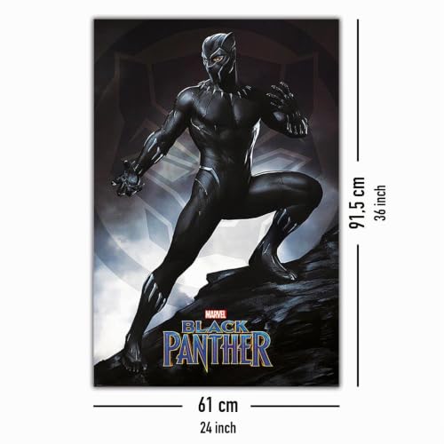 Póster de Black Panther Stance de 61cm x 91,5cm para pared Marvel 6
