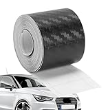 Nudorpn Kohlefaser-Detailklebeband | 3D-Folienwickel-Detaillierungsbandaufkleber | DIY 3D-Carbon-Türkantenschutz, kratzfestes Fahrradschutzband für Auto-Armaturenbrett, Fahrzeug, Kotflügel,