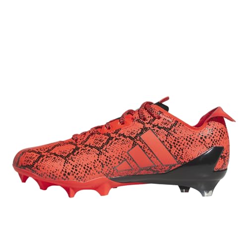 Image of Adidas Men's Adizero Electric Football Cleats, Bright Red /Black /Bright Red, 8.5 Medium