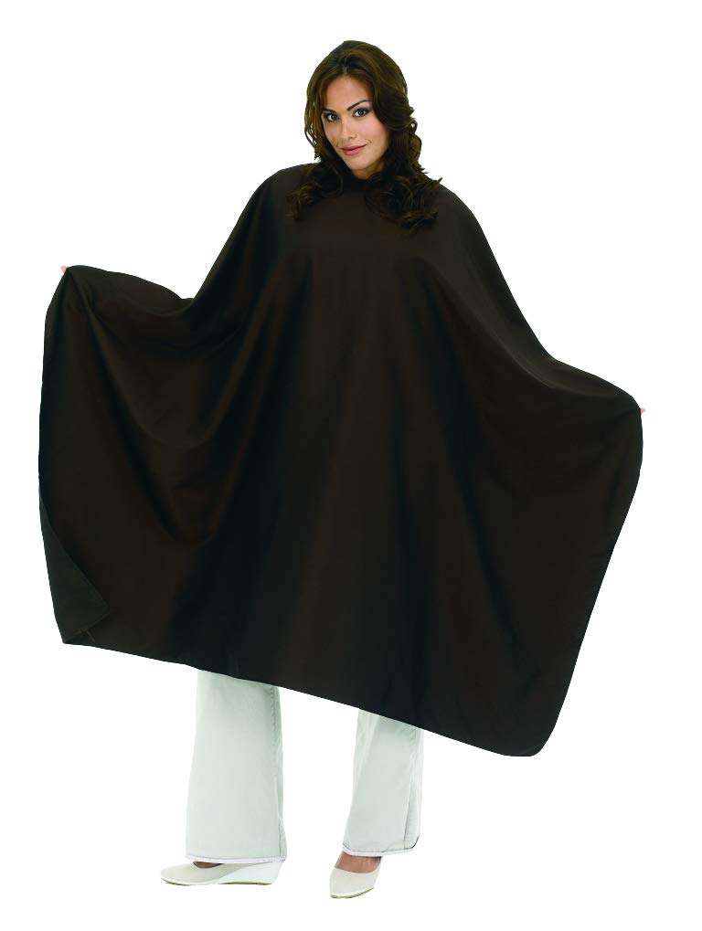A Size Above Styling Cape with Snap Closure, Chocolate Brown-image-37