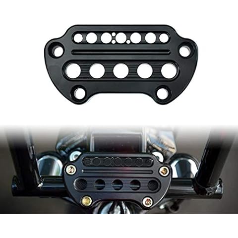 HDBUBALUS Indicator Handlebar Clamp Fit for Harley Sportster Dyna Cover