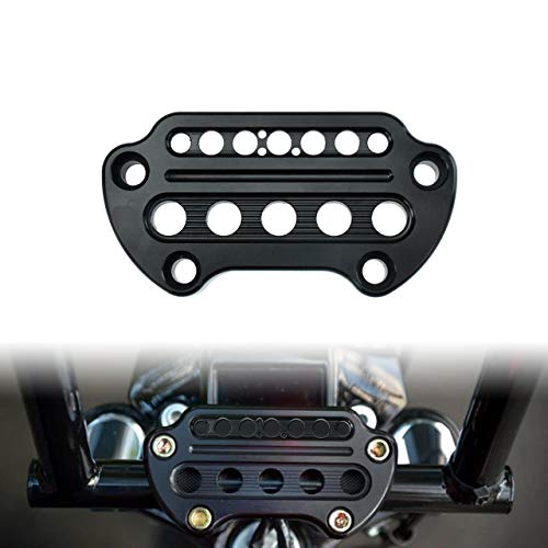 HDBUBALUS Abrazadera de manillar indicadora compatible con Harley Sportster Dyna