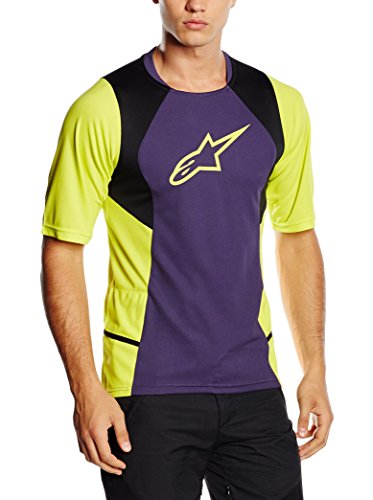 Preisvergleich Produktbild Alpinestar Cycling T-Shirt Drop 2 S / S violett / gelb XL