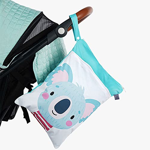 Bolso impermeable para pañales con diseño de dibujos animados miniatura 3