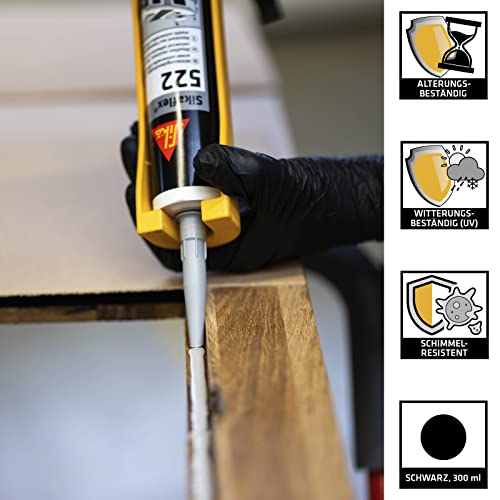 Sikaflex 522 Caravan schwarz 300ml STP universeller Klebstoff, Dichtstoff, UV – Bild 4