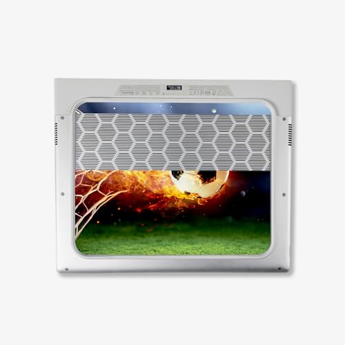 Image of MightySkins Skin Compatible with Alienware X14 R2 (2023) Full Wrap Kit - Flaming Soccer Ball | Protective, Durable, and Unique Vinyl Decal wrap Cover | Easy to Apply & Change Styles | Made in The USA