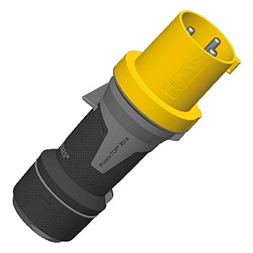 Fiche 63A Mennekes 13101 110V étanche IP44 PowerTop Xtra