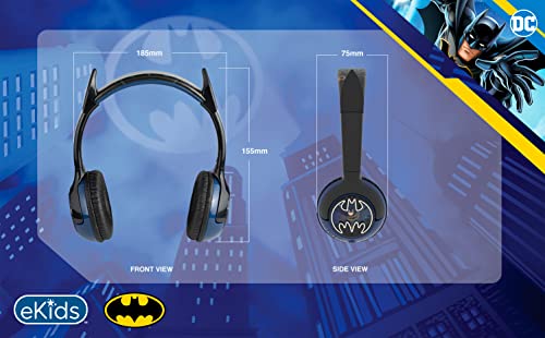 Ekids 1225-3298 Batman Kids Bluetooth Headphones thumb #4