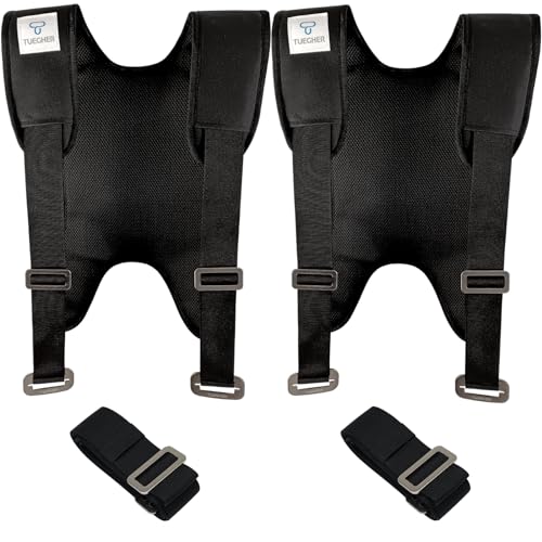 Shoulder Moving Straps, Tuegher Padded 2-Person Lifting and Moving System, Hand Free Lifting Harness Strap, Effortless and Secure Moving Supplies for Furniture, Appliance, Heavy Bulky Objects