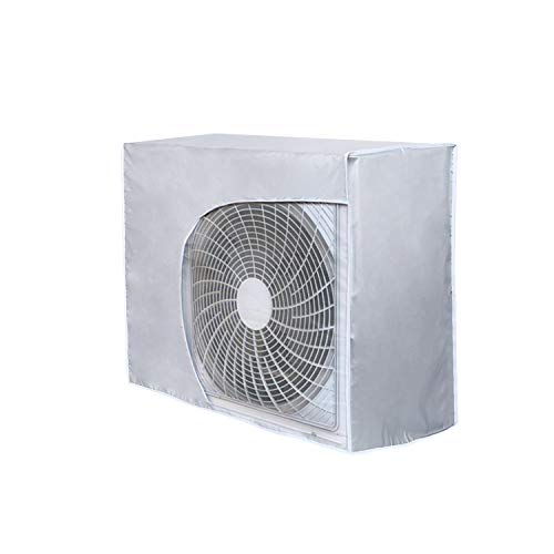 HOMEWINS - Cubierta Exterior de Aire Acondicionado Antipolvo antiniebla Impermeable Funda climatizadora Exterior (Correcto, 92 * 35 * 69cm)