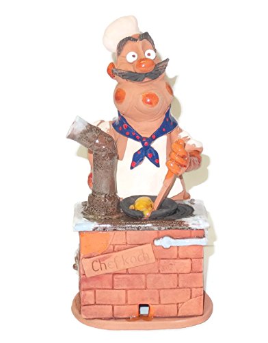 Preisvergleich Produktbild Koch Räucherfigur Räuchermann Keramik
