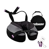 Cabeau Travel Neck Pillows for Airplanes – The Neck’s Evolution, TNE S3 – Supportive Memory Foam Design for Long Haul Flights – Attachable Seat Straps and 360° Support (Berlin Grey)