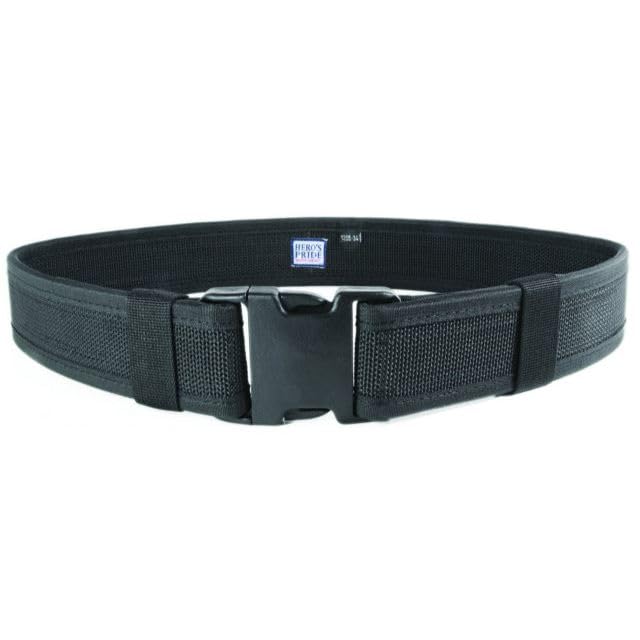 Hero's Pride Duty Belt, Black 2-inch - XLG - 40-46 inch