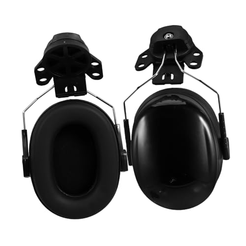 FUNOMOCYA Noise Cancelling Ear Muffs for Construction Helmet Earmuff Headphones Hearing Protection for Safe Work Environment Comfortable Fit