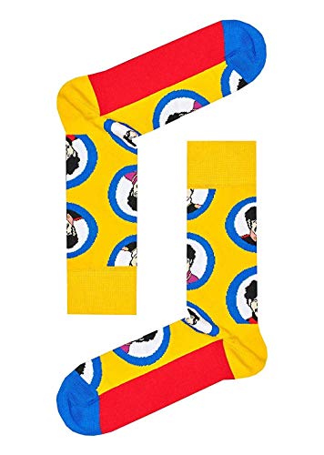 Happy Socks Limited Edition The Beatles Yellow Submarine 6 Pack (Blue Combo, US Men's Shoe Size 8-12)4