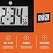 MARATHON Large Digital Wall Clock with 8” Display, Black - Easy to Read